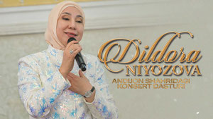 Dildora Niyozova Andijon shahridagi konsert dasturi